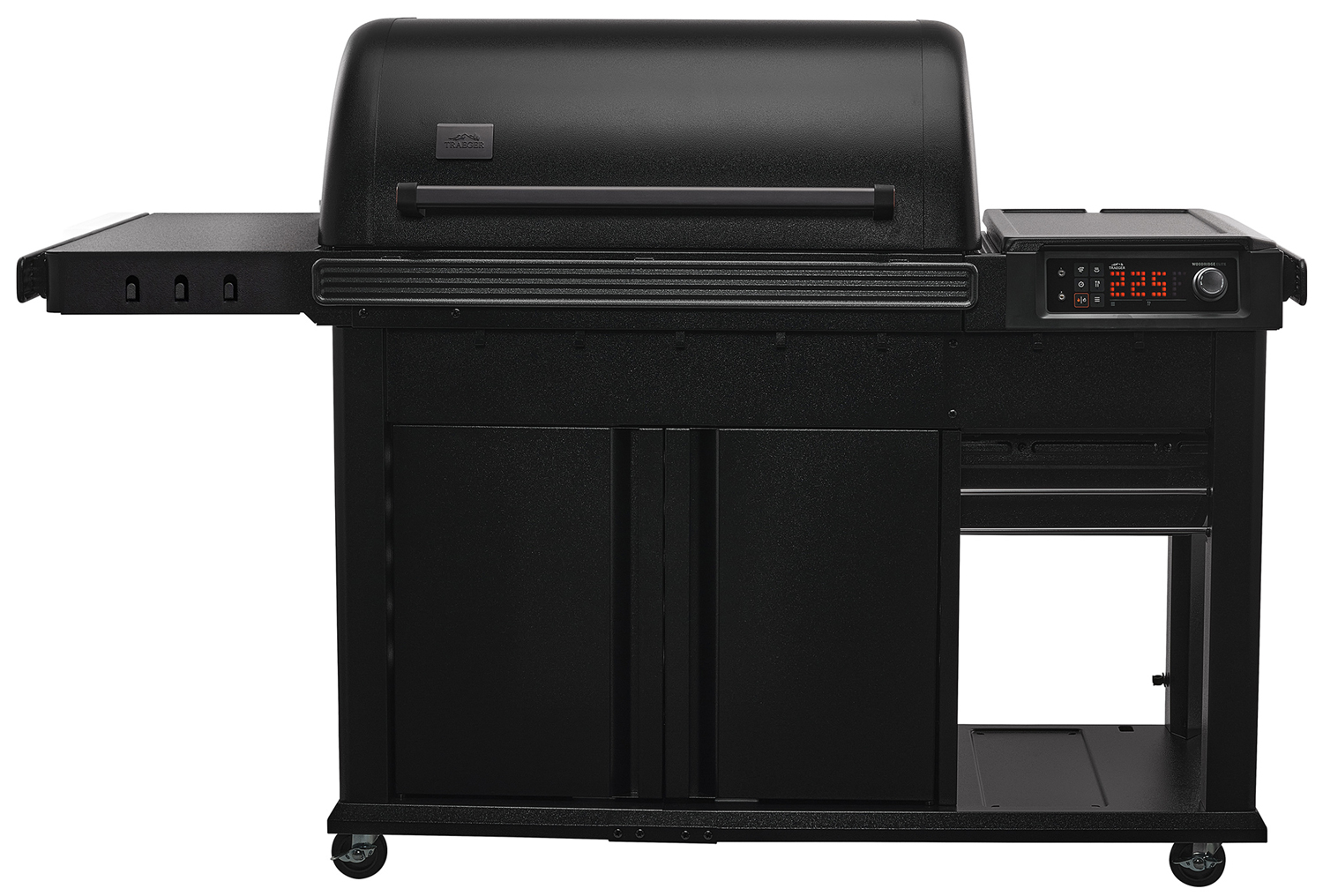 Traeger-Pelletgrill-Woodridge-Elite-TFC97XLHI-frontal.jpg Traeger Pelletgrill Woodridge Elite mit WiFire-Technologie – Bild 1